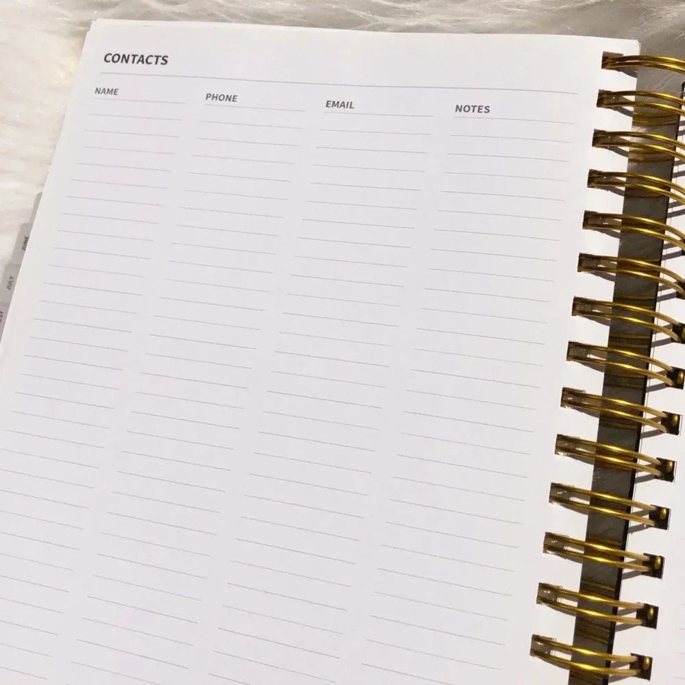 Peacock Paper large navy blue calendar planner